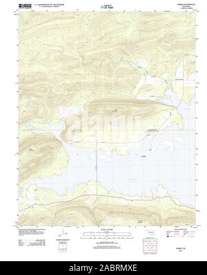 USGS TOPO Map Oklahoma OK sardi 20130219 TM il restauro Foto Stock