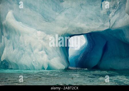 L'Europa, a sud-ovest della Groenlandia, Brede fiordo, iceberg Foto Stock