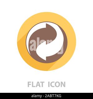 Vettore segno di riciclaggio Illustrazione Vettoriale