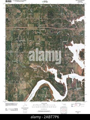 USGS TOPO Map Oklahoma OK Terlton 20091230 TM il restauro Foto Stock