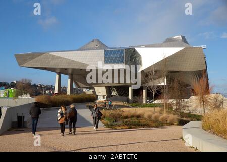 Musee des Confluences, Lione, Francia. Foto Stock