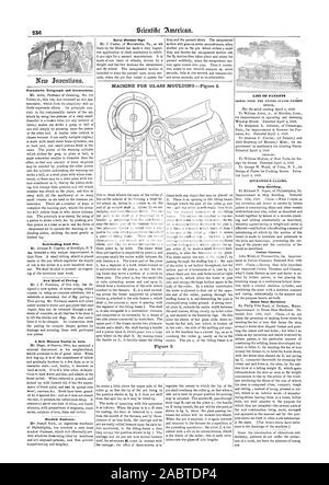 Pneumatica) Telegrafo e il gruppo di segnalazione. Auto-alimentazione di penna d'oro. Nuovo tipo di pavimentazione. Un nuovo Vsefui minerali nelle arti. Chiusura della finestra. Elenco dei brevetti rilasciati dall'Ufficio Brevetti degli Stati Uniti disegni. Investitore di rivendicazioni. Costruzione di navi. Il cotone Clerner. Ferro di Cavallo macchine. 236 macchina per vetro MOLDINGFigure 2., Scientific American, 1848-04-15 Foto Stock