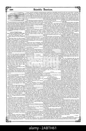 Rilasciato Amen Ufficio. dal brevetto Statunitense :Si IL!, Scientific American, 1851-04-12 Foto Stock