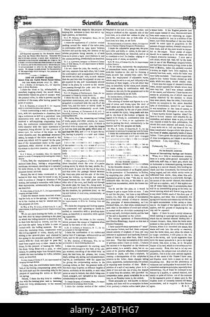 Cause di Intermitting molle e i geyser. Elenco di' rivendicazioni del brevetto rilasciato dall'Ufficio Brevetti degli Stati Uniti. Iii disegni. Elettrico caldaia ActionSteam incrostazioni., Scientific American, 1851-08-02 Foto Stock