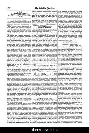 Fresatura e pietre di bilanciamento., Scientific American, 1862-08-16 Foto Stock