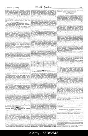 Un. Campane e carillon o continentale di carillon. zione delle fiamme. 4 . Il tumulo Builders nelle Montagne Rocciose. Aratura a vapore. Fatti per il Signore., Scientific American, 1869-11-06 Foto Stock