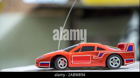 Rosso Ferrari F40 Coupe giocattoli pressofuso Foto Stock