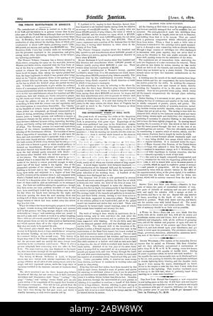 Due mila iarde cubiche sono già stati presi. l'introduzione della punta di diamante e il maggiore utilizzo di macchinari in tutti i rami del lavoro ha consentito una notevole riduzione della forza lavoro. Un centinaio di operai sono state scaricate la scorsa settimana. dieci piedi spessi supportati da numerosi pilastri. La lunghezza della galleria estreme è di sei cento piedi e del grand tunnel duecento e dodici piedi e mezzo. Vi sarà infine ventotto voci di tunnel di cui alcuni si estenderà oltre trecento e settanta cinque piedi. rougher il lavoro è stato eseguito e per eseguire l'opera Foto Stock