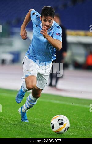 Jony del Lazio in azione durante la UEFA Europa League, gruppo e partita di calcio tra la SS Lazio e CFR Cluj il 28 novembre 2019 presso lo Stadio Olimpico di Roma, Italia - Foto Federico Proietti/ESPA-immagini Foto Stock