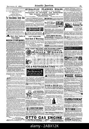 I DIRITTI DELLO STATO IN VENDITA. 2 ottica nuovo catalogo di documenti importanti novità ELECTRIC COM PAN Y. EFFETTO TERAPEUTICO DELLA l unico vero trattato sull'argomento. 83.00 MUNN & CO. 381 Broadway New York.' officina ricevute. ' 51.00 EGLI JOHN W.CAUGRAY IL PIÙ CONVENIENTE E MIGLIOR EN GRAVI N G PER TUTTI ILLUSTRATIVE E PUBBLICITÀ PURPflSEol O. STERLINC ILL. NEW YORK cinghie ed imballaggio COMP'Y. È da 0 a 1 a I El ROCK automatici e i frantoi di minerale. FARREL FONDERIA E MACHINE CO. dianufrs. Ansonia Conn.. COPELAND & Bacon. Gli agenti. New York. TTO ENCINE CAS. Per PER CENTO. Meno GAS RISPETTO A QUELLA DEL FRENO-HORSEPOWER Andrews' Bed Foto Stock
