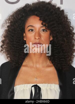 Corinne Bailey Rae. Barclaycard Premio Mercurio, Grosvenor House Hotel di Londra. Regno Unito Foto Stock