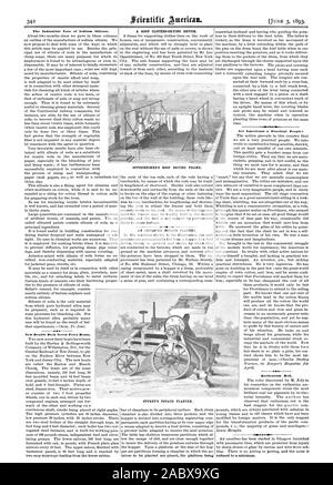 Gli usi industriali del silicato di sodio. Il nuovo deck doppia vite Traghetti. Una migliorata piantatrice di patate. La Robusta piantatrice di patate. Gli americani sono un popolo pratico? Rosso rutenio. OPPENHEIMER il tettuccio telaio di essiccazione., Scientific American, 1893-06-03 Foto Stock