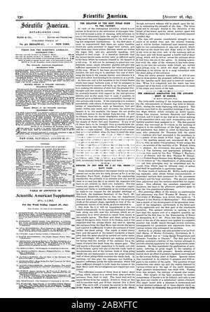 Settimanale pubblicata al n. 361 Broadway New York. Termini per la Scientific American. (Stabilito 1845.) La Scientific American Supplement (stabilito 1876) Edificio edizione di Scientific American. (Stabilito 1885.) Esportazione Edition ot la Scientific American (stabilito 1S7S) contenuto. Tabella dei contenuti di Scientific American supplemento n.  30. Per la settimana che termina il 28 agosto 1897. La relazione DELLO ZUCCHERO DI BARBABIETOLA fattoria alla fabbrica. Le riparazioni al bacino di carenaggio n. 3 al Brooklyn Navy Yard. dell'acqua a cui sarà presente un arco PER EFFETTO DI ASSOCIAZIONE AMERICANA PER IL PROGRESSO MENTO DELLA SCIENZA Foto Stock