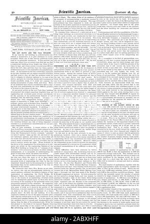 No. 361 Broadway = NEW YORK. L'ARTE CRETIC E L'edificio alto. Aria compressa la trazione IN NEW YORK CITY. Il business dell'ufficio brevetti nel 1898., Scientific American, 1899-01-28 Foto Stock