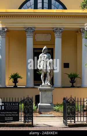 La scultura a Telfair Museum di Savannah, Georgia. Foto Stock