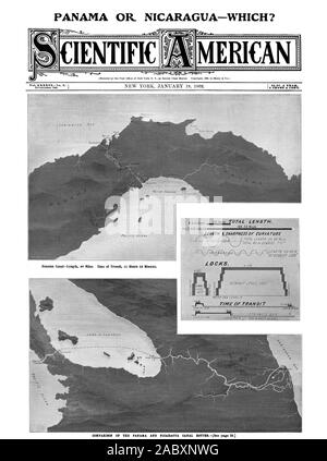 PANAMA O ICARAGUA-quale? LS CENTESIMI UNA COPIA. Mi Tr di transito 33Ay dr lunghezza &NITIDEZZA DI CURVATURA PA C OCEAN SI BLOCCA. N +O. Cooperazione scientifica WiNUNIFIFIrlealpg gmrRipOmilmemintrumplmwememirlielelpigolripliselP MERICAN, Scientific American, 1902-01-18 Foto Stock