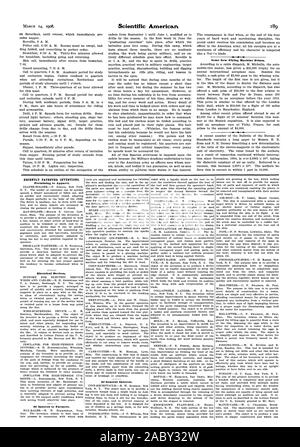 Recentemente invenzioni brevettate. Relativi all'abbigliamento. I dispositivi elettrici. Di interesse per gli agricoltori. Di interesse generale., Scientific American, 08-03-14 Foto Stock