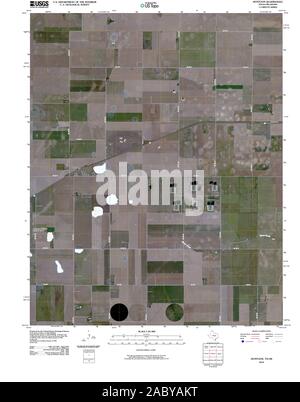 USGS TOPO Map Oklahoma TX Huntoon 20100307 TM il restauro Foto Stock