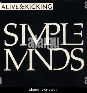 Simple Minds - Alive & Kicking - Vintage vinile copertina album Foto Stock