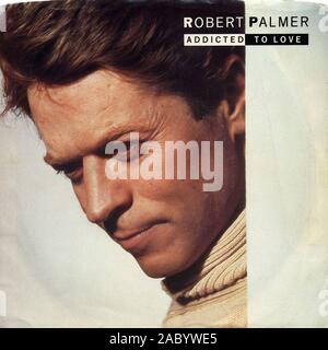 Robert Palmer - Addicted to Love - Vintage vinile copertina album Foto Stock