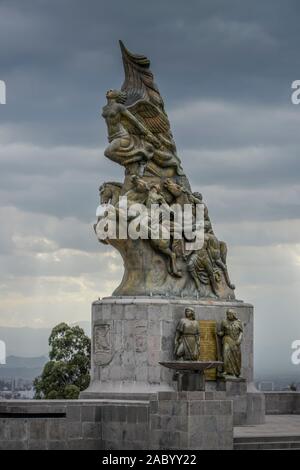 Monumento a la Victoria del 5 de Mayo, Puebla, Mexiko Foto Stock