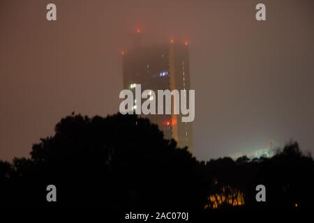 Esplorare Haifa di notte Foto Stock