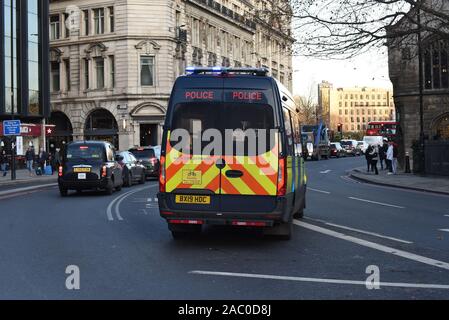 General View of Terror Incident at London Bridge, London, United Kingdom, 29 novembre 2019. Crediti: PatPhoto/ Alamy News Foto Stock