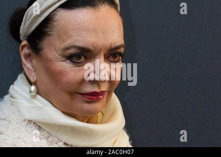 British film attrice Barbara Steele è ospite del 2019 Torino Film Festival per ricevere un premio di carriera Foto Stock