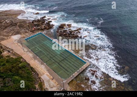 Respiro di acqua dolce piscina a Sydney, Nuovo Galles del Sud, Australia Foto Stock