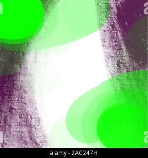 Abstract acquerello colorato creative verde dello sfondo e il colore violetto. Illustrazione Vettoriale