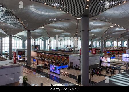 7 settembre 2019; nuovo Aeroporto Internazionale, Istanbul, Turchia. Foto Stock