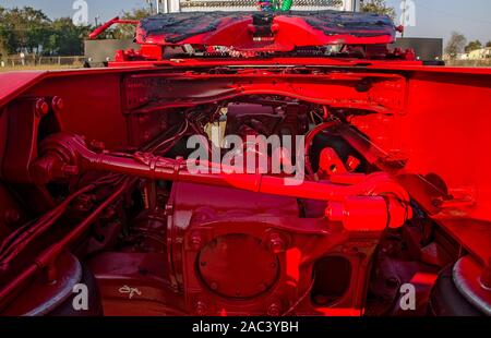 La sospensione posteriore di un 2017 Mack granito è raffigurato all Shealy Truck Center, nov. 16, 2016 a Columbia nella Carolina del Sud. Foto Stock