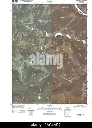 USGS TOPO Map Pennsylvania PA Jenningsville 20100616 TM il restauro Foto Stock