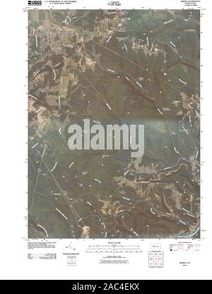 USGS TOPO Map Pennsylvania PA Kersey 20100615 TM il restauro Foto Stock