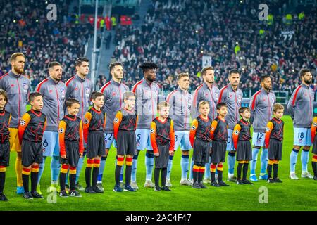 Torino, Italia. 26 Nov, 2019. atletico madrid durante il round del Torneo - Juventus FC vs Atletico Madrid, Soccer Champions League campionato Gli uomini a Torino, Italia, 26 novembre 2019 Credit: Indipendente Agenzia fotografica/Alamy Live News Foto Stock