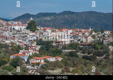 Pano Lefkara, Larnaka, Cipro Foto Stock