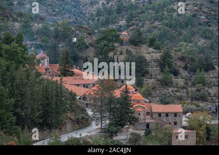 Machairas Monastero, Lazanias, Cipro Foto Stock