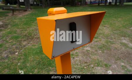 La Macquarie University Sydney Australia edifici segni arte spazio all'aperto e strutture Foto Stock