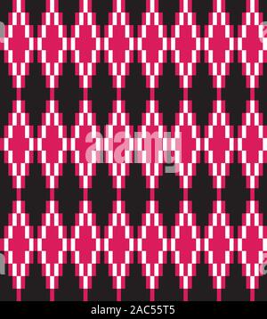 Si tratta di un classico argyle, a forma di diamante disegno adatto per il sito Web Risorse, grafica, progetti di stampa tessile moda e etc. Foto Stock