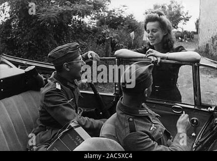 Collaboratore alle ragazze del tedesco-Europa occupata, 1940-1944 Foto Stock