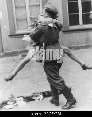 Collaboratore alle ragazze del tedesco-Europa occupata, 1940-1944 Foto Stock