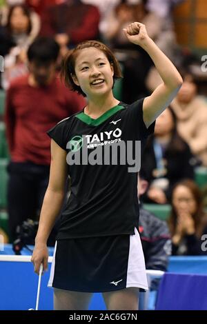 Nozomi Okuhara, Novembre 30, 2019 - Badminton : la 73rd tutto il Giappone Badminton Championships 2019 donne singoli semi-finale di Komazawa palestra, Tokyo, Giappone. (Foto di MATSUO.K/AFLO SPORT) Foto Stock