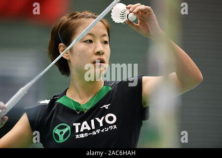 Nozomi Okuhara, Novembre 30, 2019 - Badminton : la 73rd tutto il Giappone Badminton Championships 2019 donne singoli semi-finale di Komazawa palestra, Tokyo, Giappone. (Foto di MATSUO.K/AFLO SPORT) Foto Stock