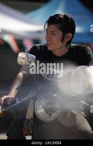 Vintage Raduno motociclistico tokyo Foto Stock