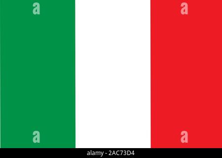 Nationalfahne, Flagge von Italien, Europa Foto Stock