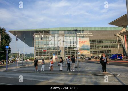 KKL Luzern, sala concerti e congressi di Lucerna, Svizzera Foto Stock