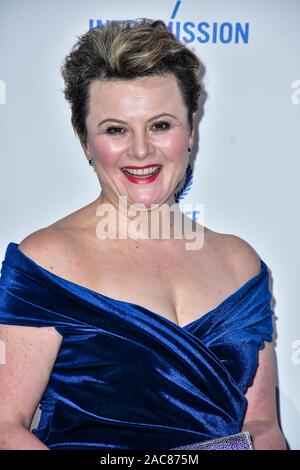 Londra, Regno Unito. 1 Dic 2019. Monica Dolan assiste il ventiduesimo British Independent Film Awards presso Old Billingsgate su dicembre 01, 2019 a Londra, Inghilterra. Credito: Picture Capital/Alamy Live News Foto Stock