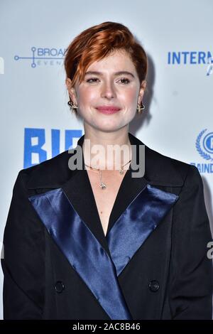 Londra, Regno Unito. 1 Dic 2019. Jessie Buckley assiste il ventiduesimo British Independent Film Awards presso Old Billingsgate su dicembre 01, 2019 a Londra, Inghilterra. Credito: Picture Capital/Alamy Live News Foto Stock