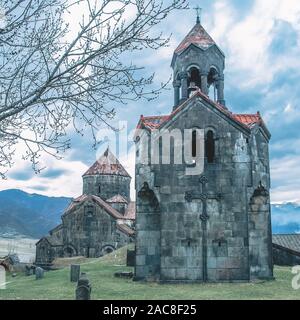 Haghpat monastero, noto anche come Haghpatavank è un monastero medievale complesso in Haghbat, Armenia. Foto Stock