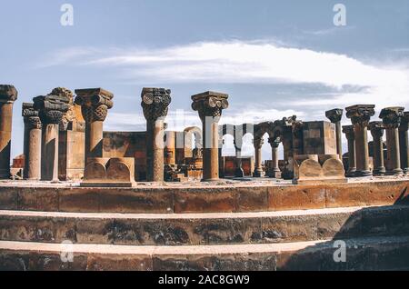 Cattedrale di Zvartnots Foto Stock